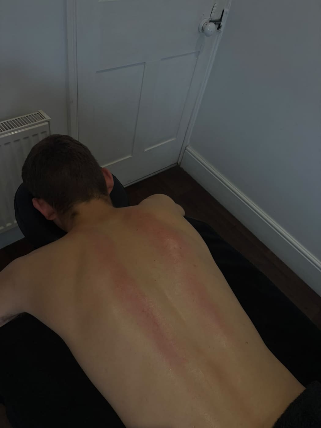 Sports massage in the Next Level treatment room